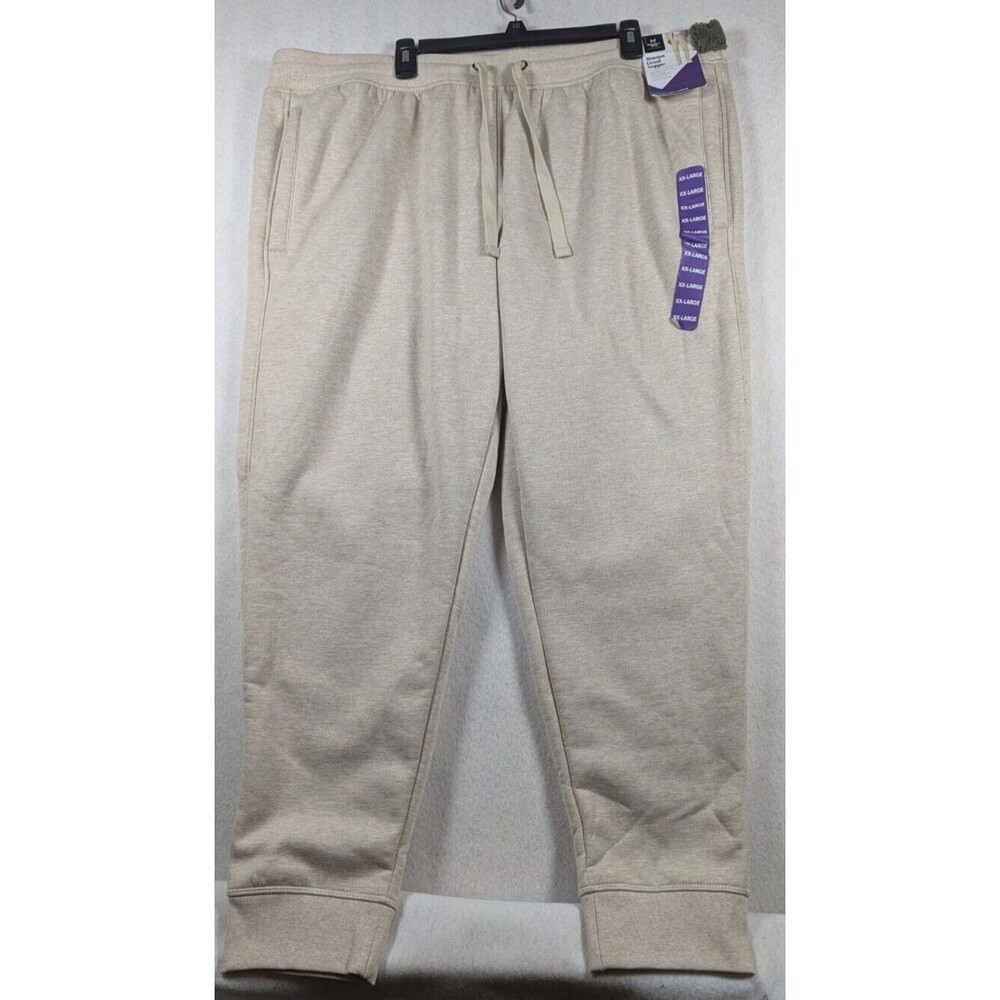 Member's Mark - Men's - Oatmeal - Drawstring - Sherpa Lined Jogger - Size 2XL